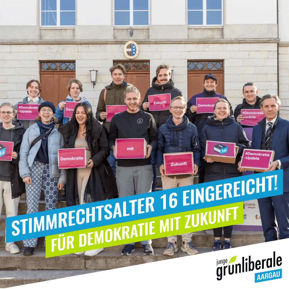 Einreichung Stimmrechtsalter 16 Kanton Aargau